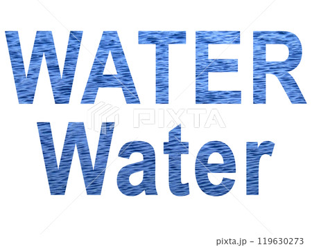 Letters Water 119630273