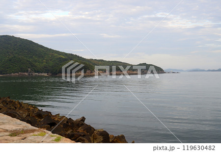 鞆の浦鞆港波止より仙酔島皇后島を望む 鞆の浦鞆港波止より仙酔島皇后島を望む 119630482