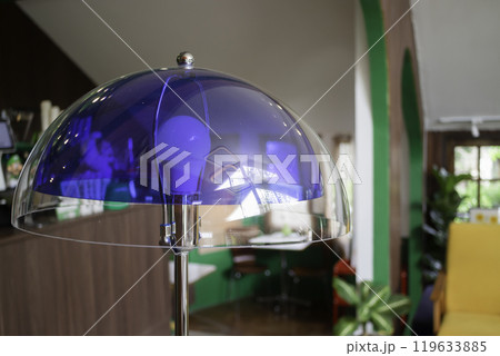 Beautiful coffee shop or cafe restaurant interior retro decoration 119633885