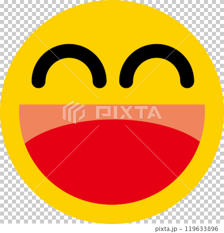 Smile simple illustration icon 119633896