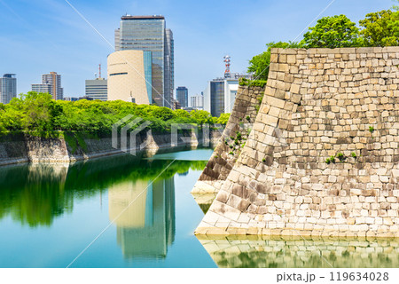 大阪市中央区大手前の大阪歴史博物館とNHK大阪 119634028