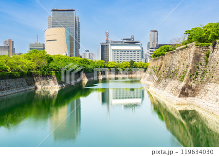 大阪市中央区大手前の大阪歴史博物館と大阪府警察本部本庁舎 大阪市中央区大手前の大阪歴史博物館と大阪府警察本部本庁舎 119634030