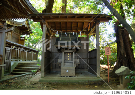 茨城県日立市十王町に鎮座する艫神社の境内社　八坂神社 119634051
