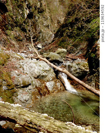 この付近からゴルジュが始まる 119634592