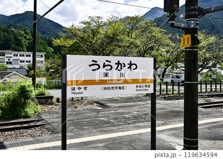 駅名標　飯田線「うらかわ」 119634594
