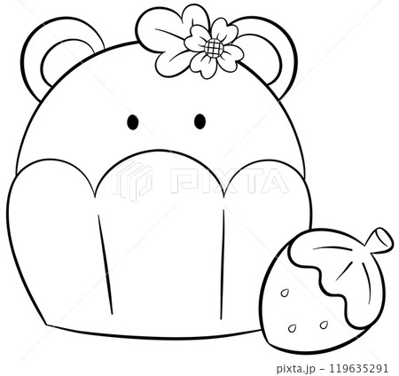 Strawberry Bakery Lines 119635291