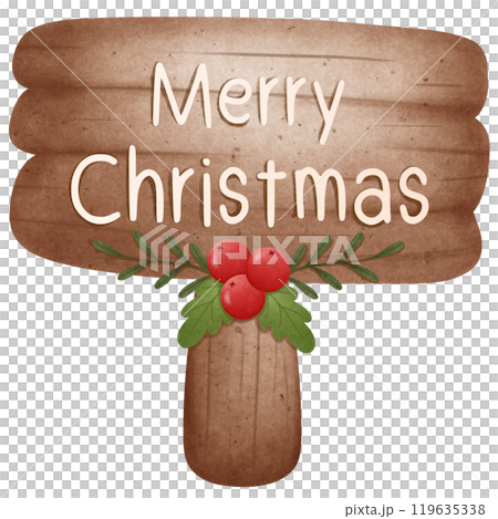 Hippopotamus and Christmas 119635338