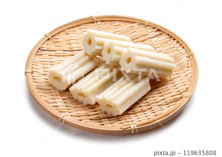 ちくわぶ、和食のおでん種 ちくわぶ、和食のおでん種 119635808