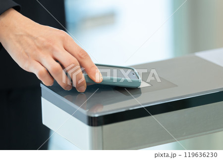 セキュリティーゲート　手元 119636230