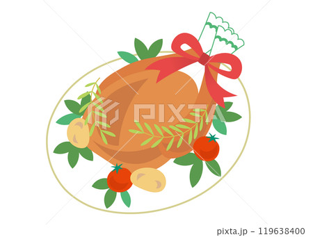 感謝祭の伝統料理ローストターキー 119638400