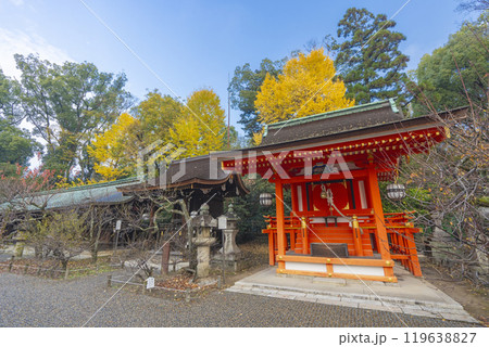 北野天満宮摂社　地主神社　紅葉の季節 119638827