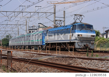 東京メトロ16000系電車の甲種輸送列車(新車回送列車)_2010/7/31撮影 119639538