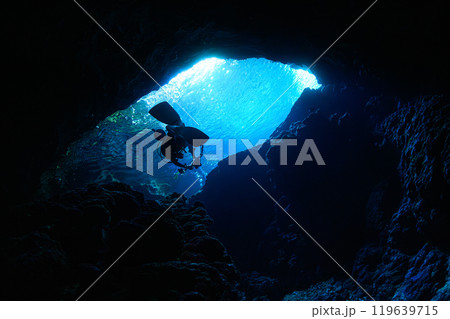 海中の風景 宮古島 海中の風景 宮古島 119639715