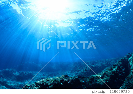 海中の風景　宮古島 119639720