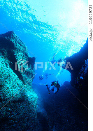 海中の風景　宮古島 119639725