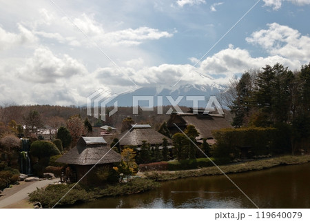 山梨県忍野八海 119640079