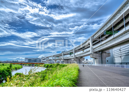 神奈川県横浜市都筑区の都市風景 川向174号 神奈川県横浜市都筑区の都市風景 川向174号 119640427