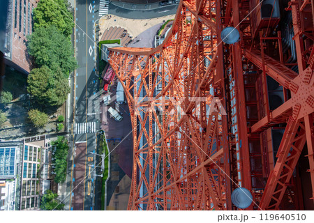 東京タワーから見下ろす地上 119640510