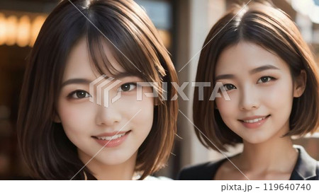 日本人の若い女性 119640740