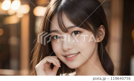 日本人の若い女性 119640756
