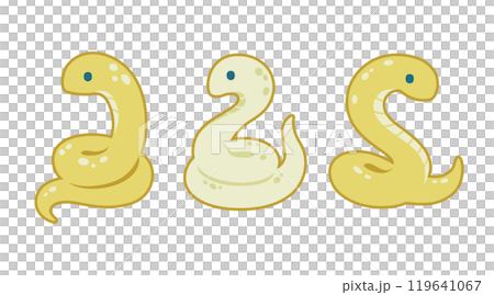ヘビのイラスト ヘビのイラスト 119641067