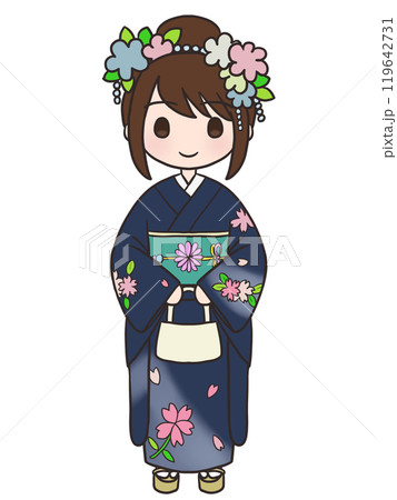 着物を着た女性2 119642731