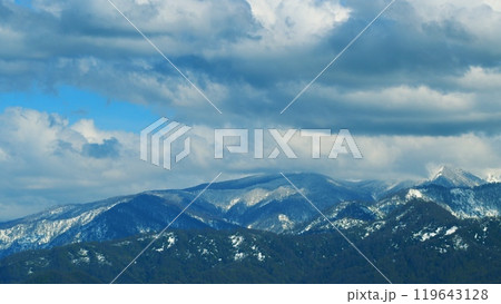 Beautiful Snow Capped Mountains. Shadow Of Cloud In Snow Mountain. Picturesque Day. Timelapse. Beautiful Snow Capped Mountains. Shadow Of Cloud In Snow Mountain. Picturesque Day. Timelapse. 119643128