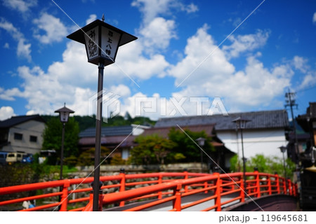 郡上踊り　郡上八幡の夏の風物詩　吉田川 119645681