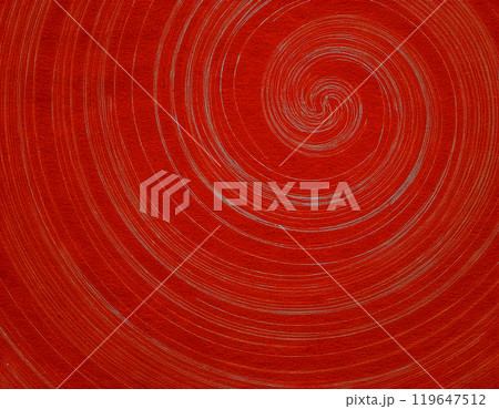 和紙のテクスチャのイメージ素材 渦巻 赤色 和紙のテクスチャのイメージ素材 渦巻 赤色 119647512