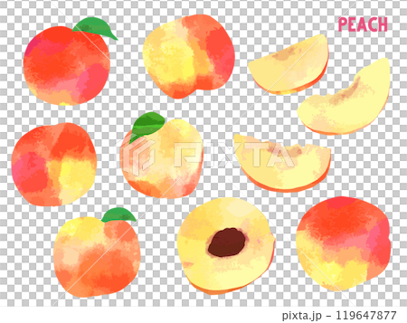 黃桃剪紙風格插畫集 黃桃剪紙風格插畫集 119647877