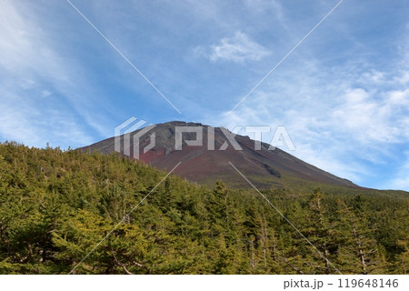 富士山5合目のからの眺め 119648146