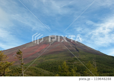 富士山5合目のからの眺め 119648288