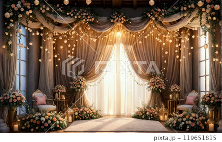 豪華な結婚式場 119651815