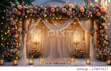 豪華な結婚式場 119651817
