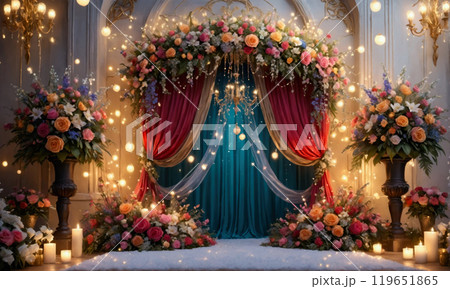 豪華な結婚式場 119651865