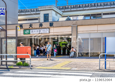東京都品川区の都市風景　西大井駅 119652064