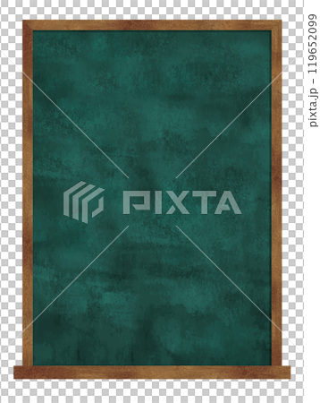 Watercolor blackboard dark green vertical 119652099