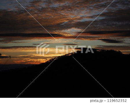妙高高原の夕暮れ 119652352