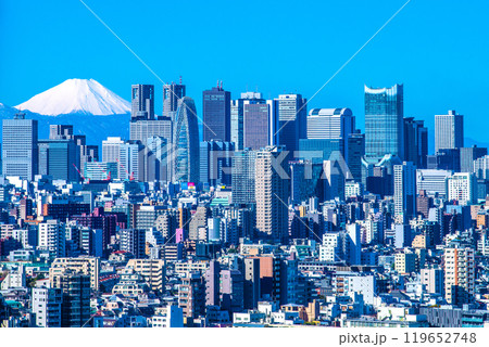日本の東京都市景観 歌舞伎町タワーなども完成し新宿や新宿副都心は大変貌。左奥は富士山=10日 日本の東京都市景観 歌舞伎町タワーなども完成し新宿や新宿副都心は大変貌。左奥は富士山=10日 119652748