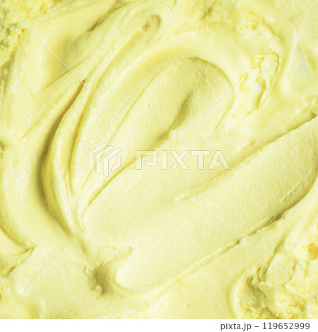 Yellow melon ice cream texture Yellow melon ice cream texture 119652999