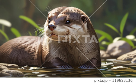 カワウソ 119653136