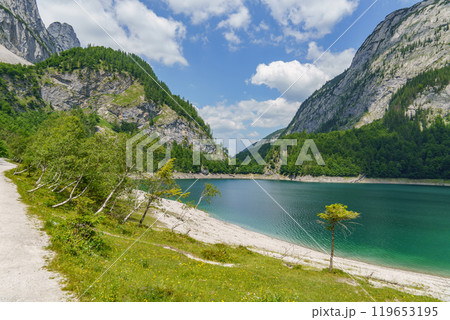 the austrian alps near gosau the austrian alps near gosau 119653195