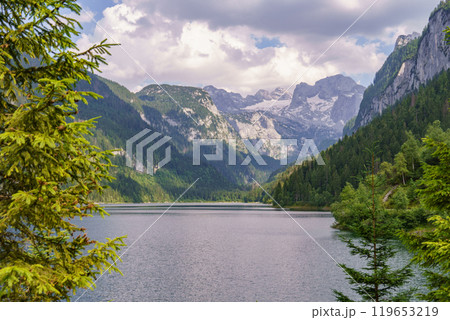 the austrian alps near gosau the austrian alps near gosau 119653219