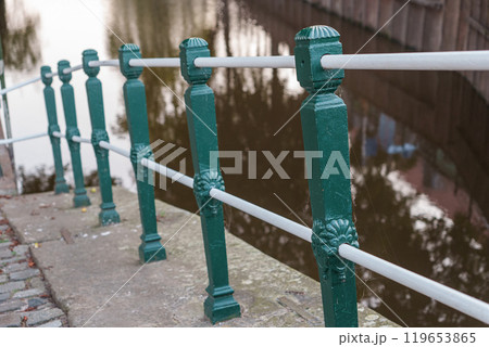 Greetsiel at the north sea coast in germany 119653865