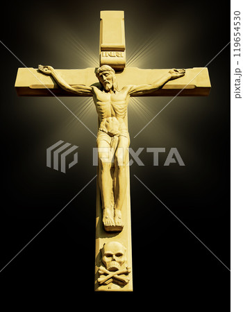 Crucifix with Figure of Jesus Crucifix with Figure of Jesus 119654530