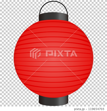 Red lantern illustration 119654703