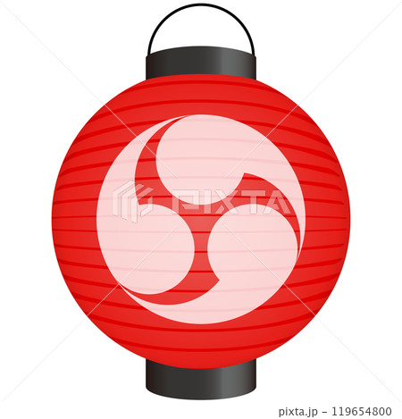 赤い提灯のイラスト 赤い提灯のイラスト 119654800