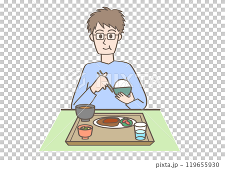 People eating 119655930