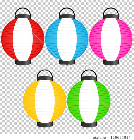 Colorful lantern illustration 119655934