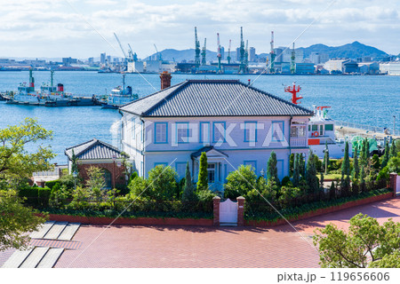 神戸市　ポートアイランドに移築されているみなと異人館 119656606